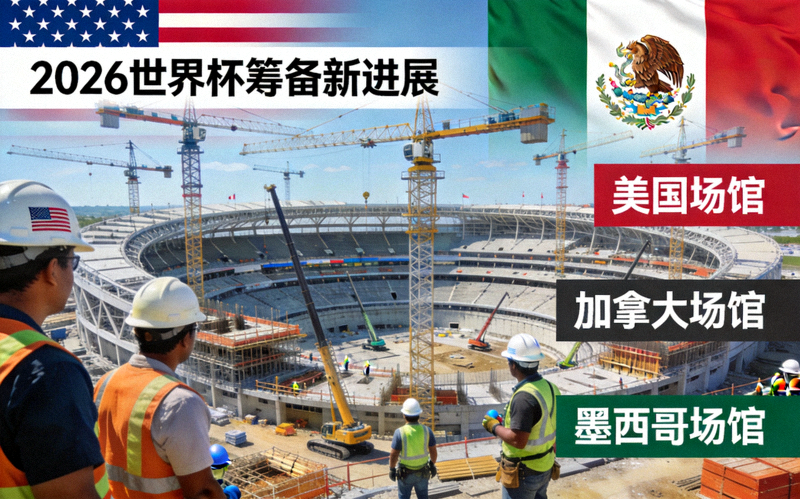 2026年世界杯筹备最新进展新闻图片 - 北美三国联合举办场馆建设
